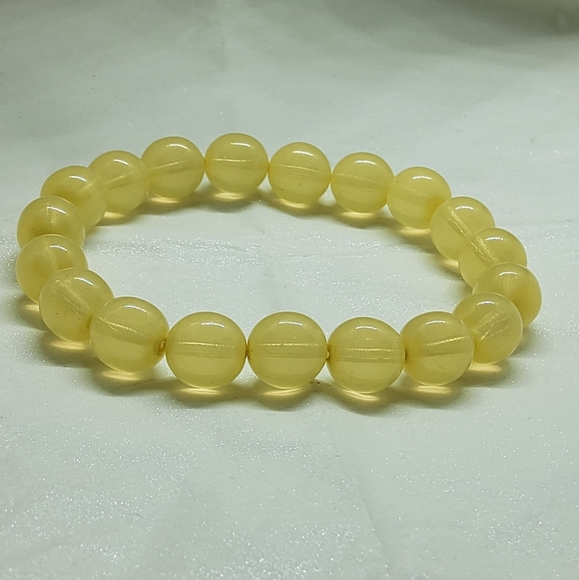 Lemon Quartz Stretch Bracelet - Picture 2 of 6